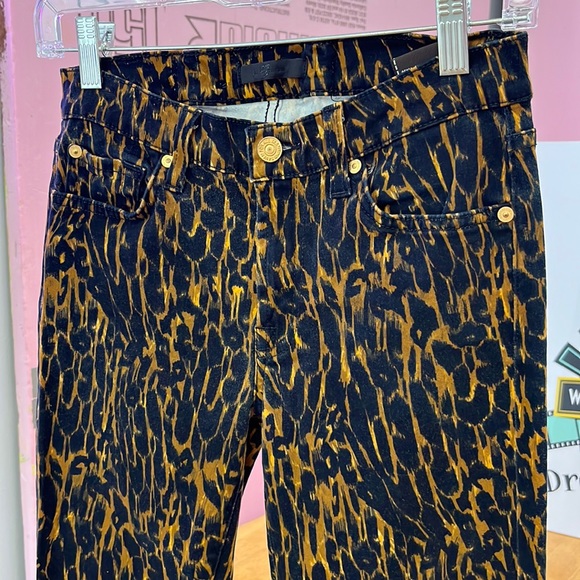 7FAM Leopard Skinny Jeans - Picture 3 of 8